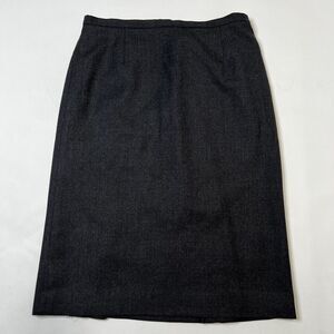 Vtg Pendleton Long Skirt Size 10 100% Virgin Wool Front Pleats Made In USA